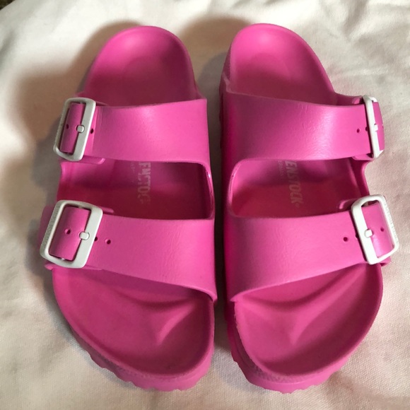 pink foam birkenstocks